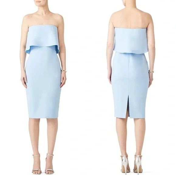 Likely | Driggs Strapless Ruffle Dress - Picture 1 of 7